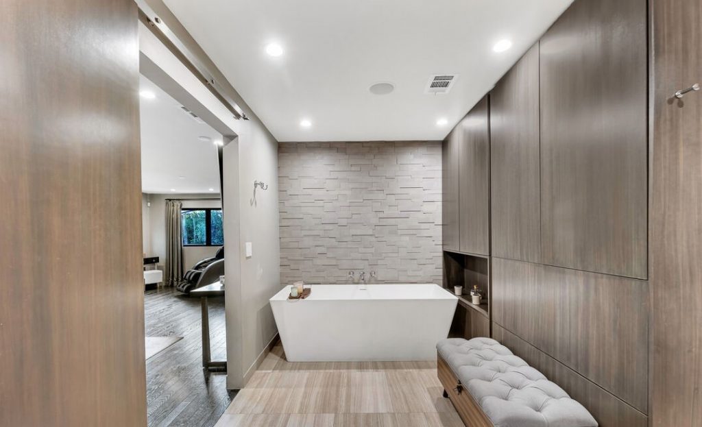 Luxurious Bathroom Remodel with Free-Standing Tub in West Hollywood 2