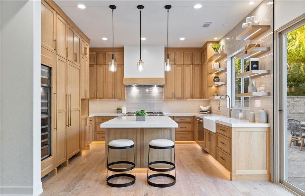 Kitchen Remodel using Maple Shaker in Yorba Linda CA